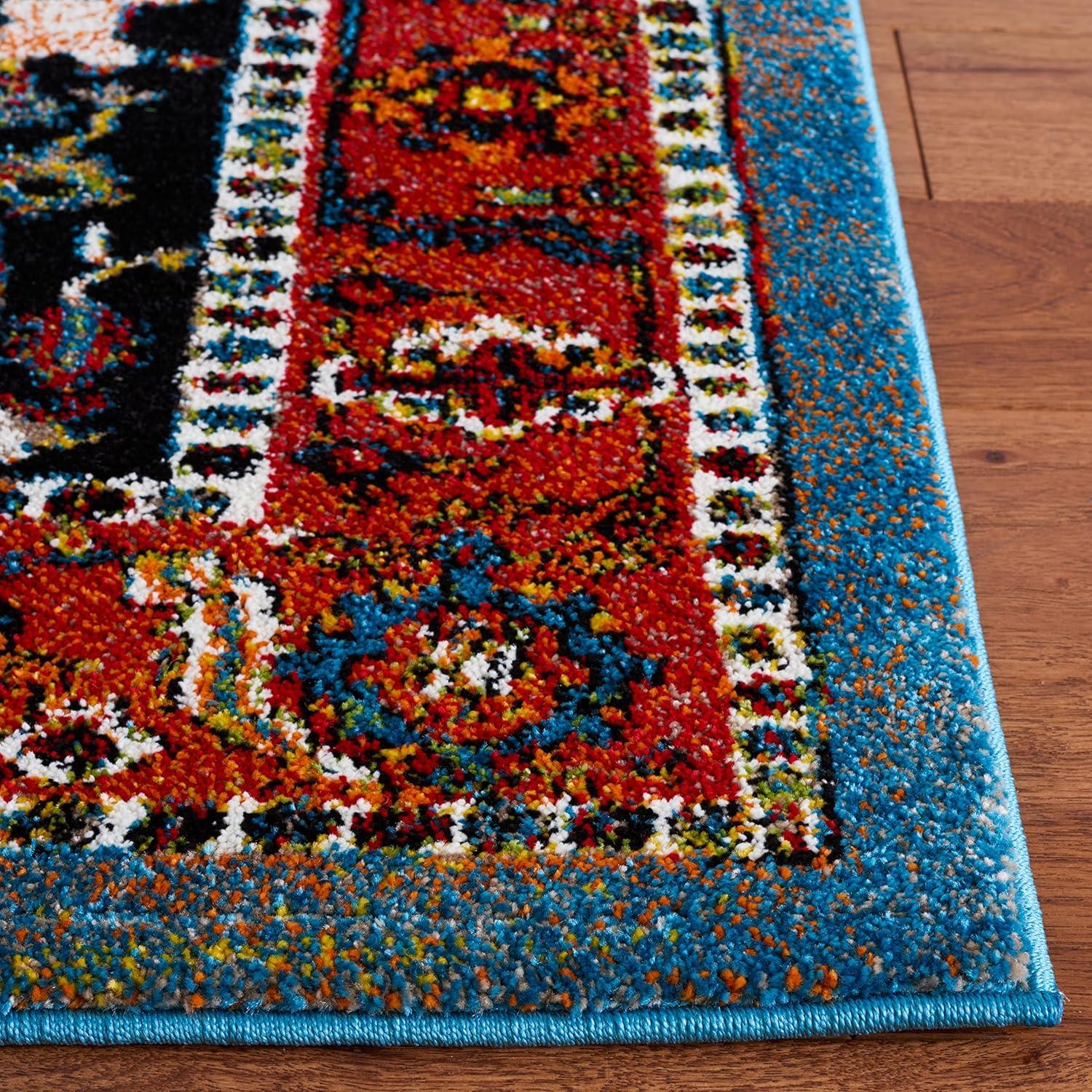 image:imageSAFAVIEH Area Rug 8x10 Vintage Hamadan Collection Large Blue amp Red Traditional Oriental Medallion Design NonShedding amp Easy Cleaning Ideal for Living Room Bedroom Dining Space VTH266MBlueRed