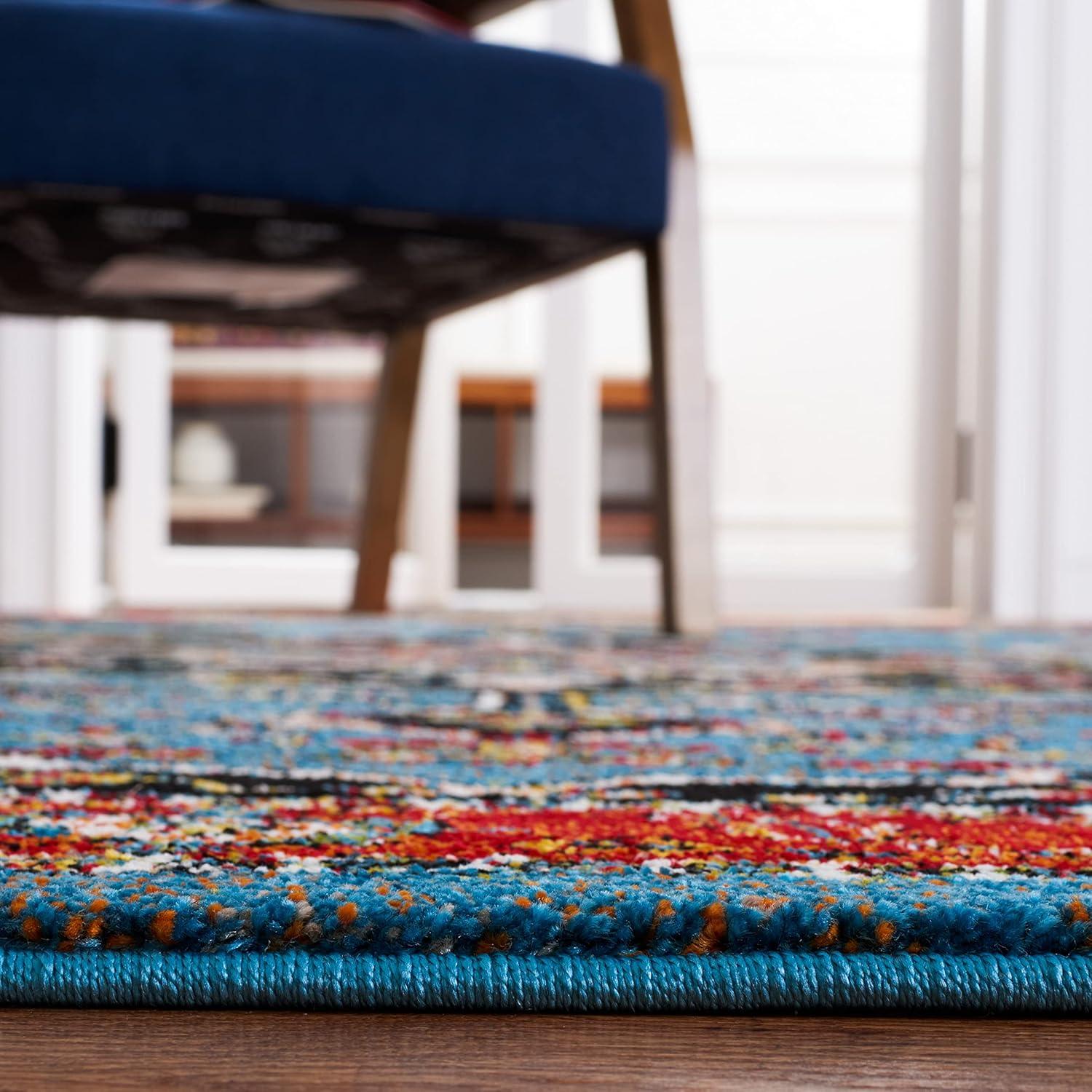 image:imageSAFAVIEH Area Rug 8x10 Vintage Hamadan Collection Large Blue amp Red Traditional Oriental Medallion Design NonShedding amp Easy Cleaning Ideal for Living Room Bedroom Dining Space VTH266MBlueRed