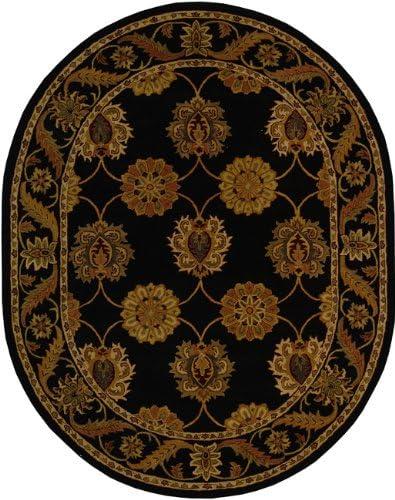 image:imageSAFAVIEH Heritage Collection 5 x 8 Black HG314A Handmade Traditional Oriental Premium Wool Area RugBlack