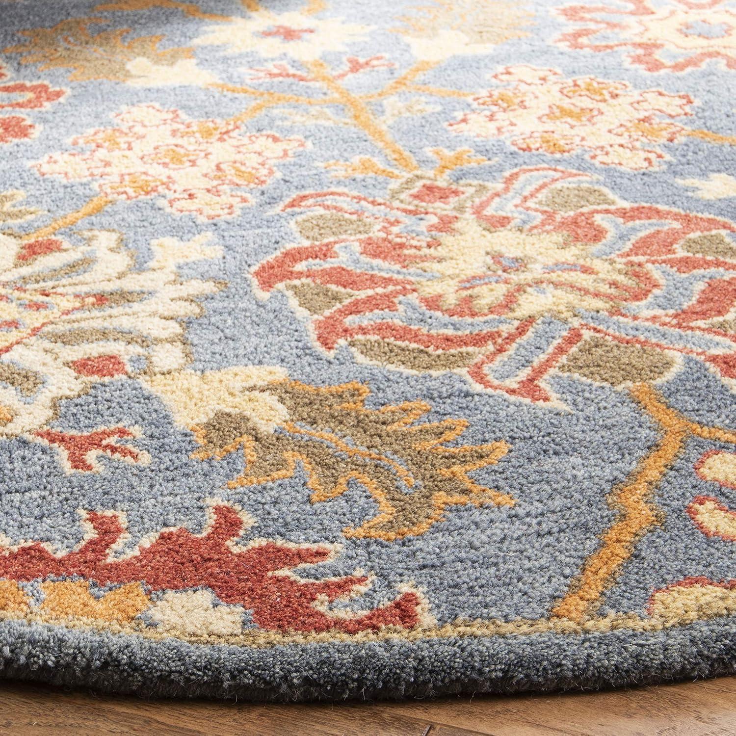 image:imageSAFAVIEH Heritage Collection 8 x 10 Charcoal Multi HG420H Handmade Traditional Oriental Premium Wool Area RugCharcoalMulti