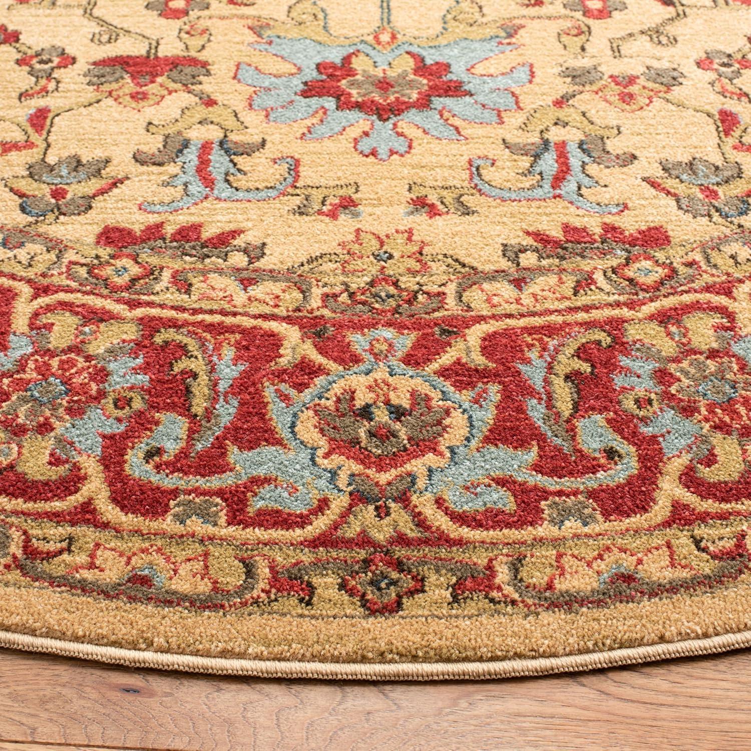 image:imageSAFAVIEH Mahal Collection 9 x 12 Beige Red MAH693B Traditional Oriental NonShedding Living Room Bedroom Dining Home Office Area RugBeigeRed