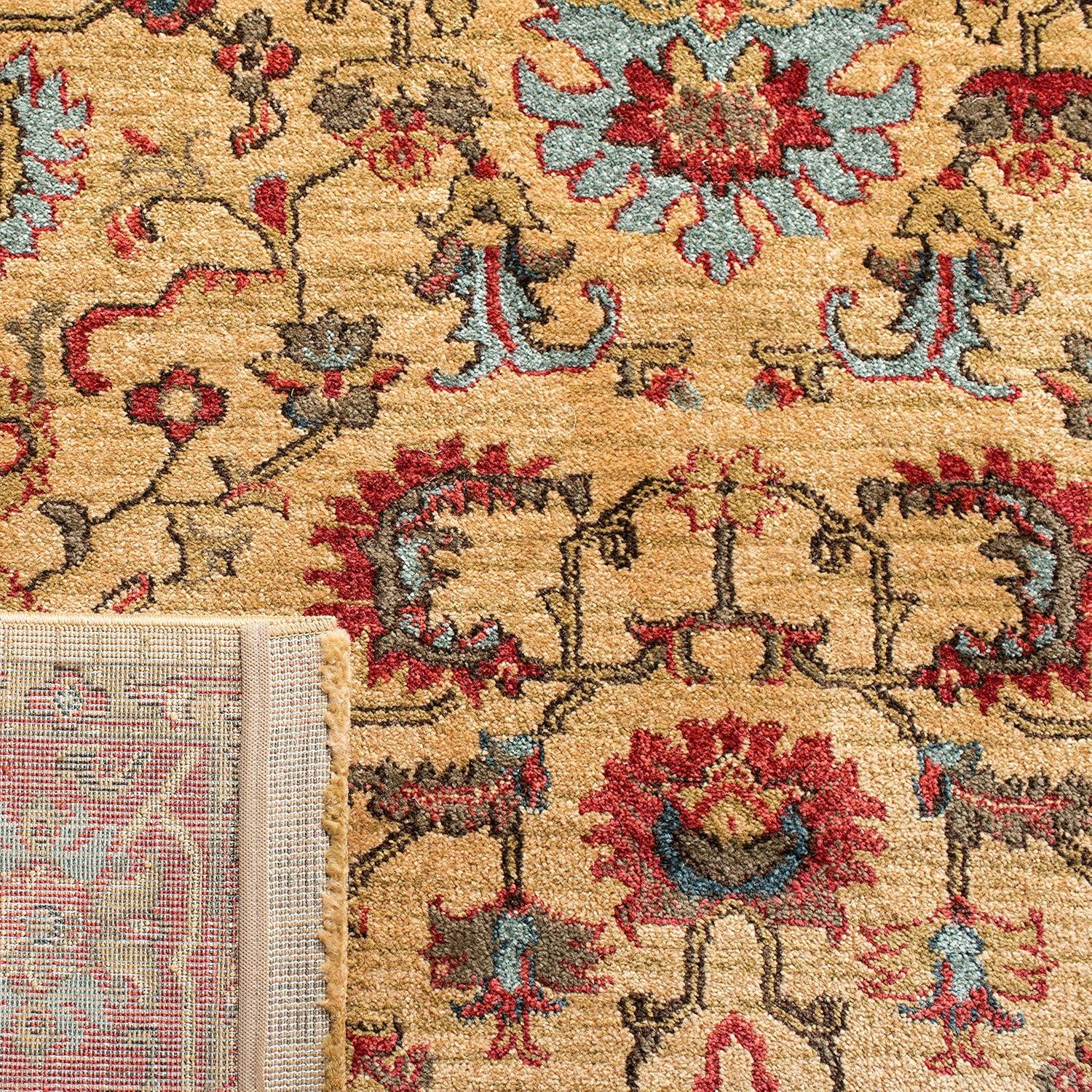 image:imageSAFAVIEH Mahal Collection 9 x 12 Beige Red MAH693B Traditional Oriental NonShedding Living Room Bedroom Dining Home Office Area RugBeigeRed