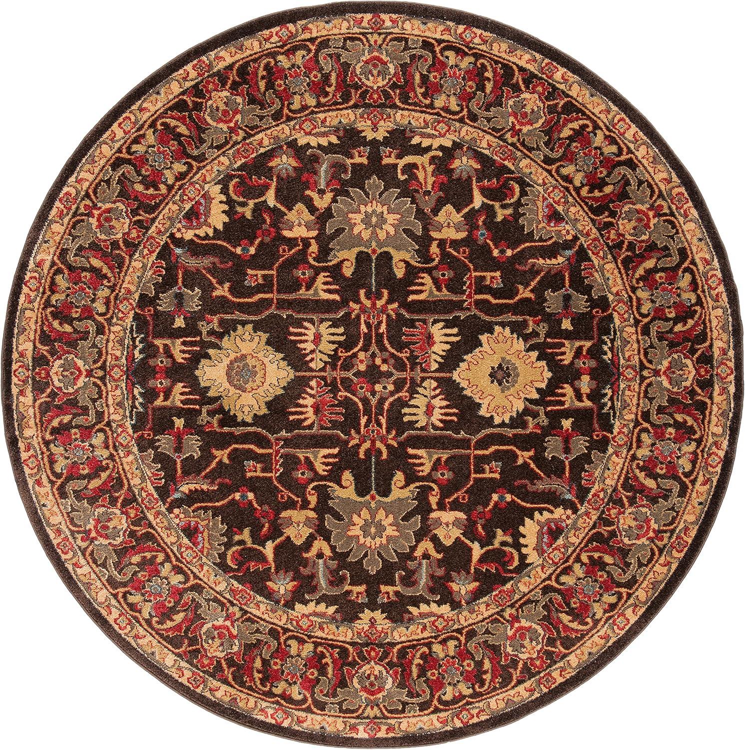 image:imageSAFAVIEH Mahal Collection 9 x 12 Beige Red MAH693B Traditional Oriental NonShedding Living Room Bedroom Dining Home Office Area RugBrownBeige