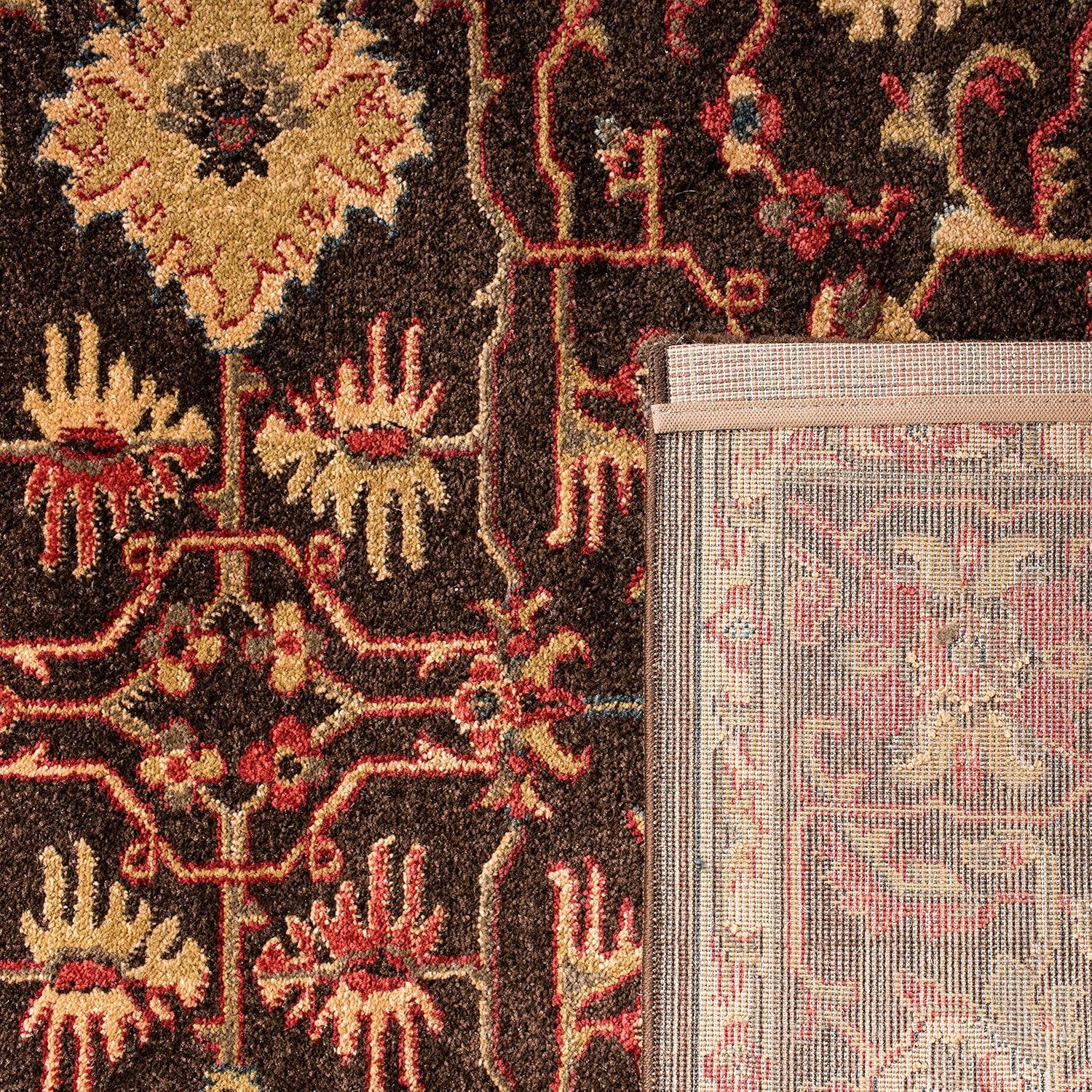 image:imageSAFAVIEH Mahal Collection 9 x 12 Beige Red MAH693B Traditional Oriental NonShedding Living Room Bedroom Dining Home Office Area RugBrownBeige