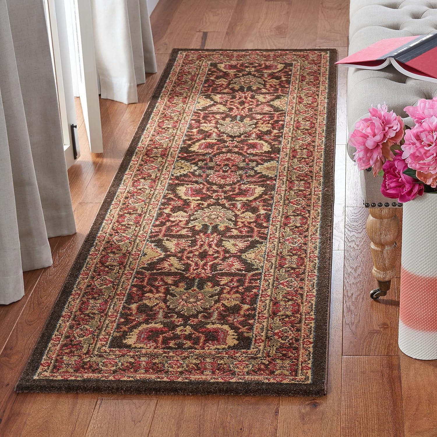 image:imageSAFAVIEH Mahal Collection 9 x 12 Beige Red MAH693B Traditional Oriental NonShedding Living Room Bedroom Dining Home Office Area RugBrownBeige