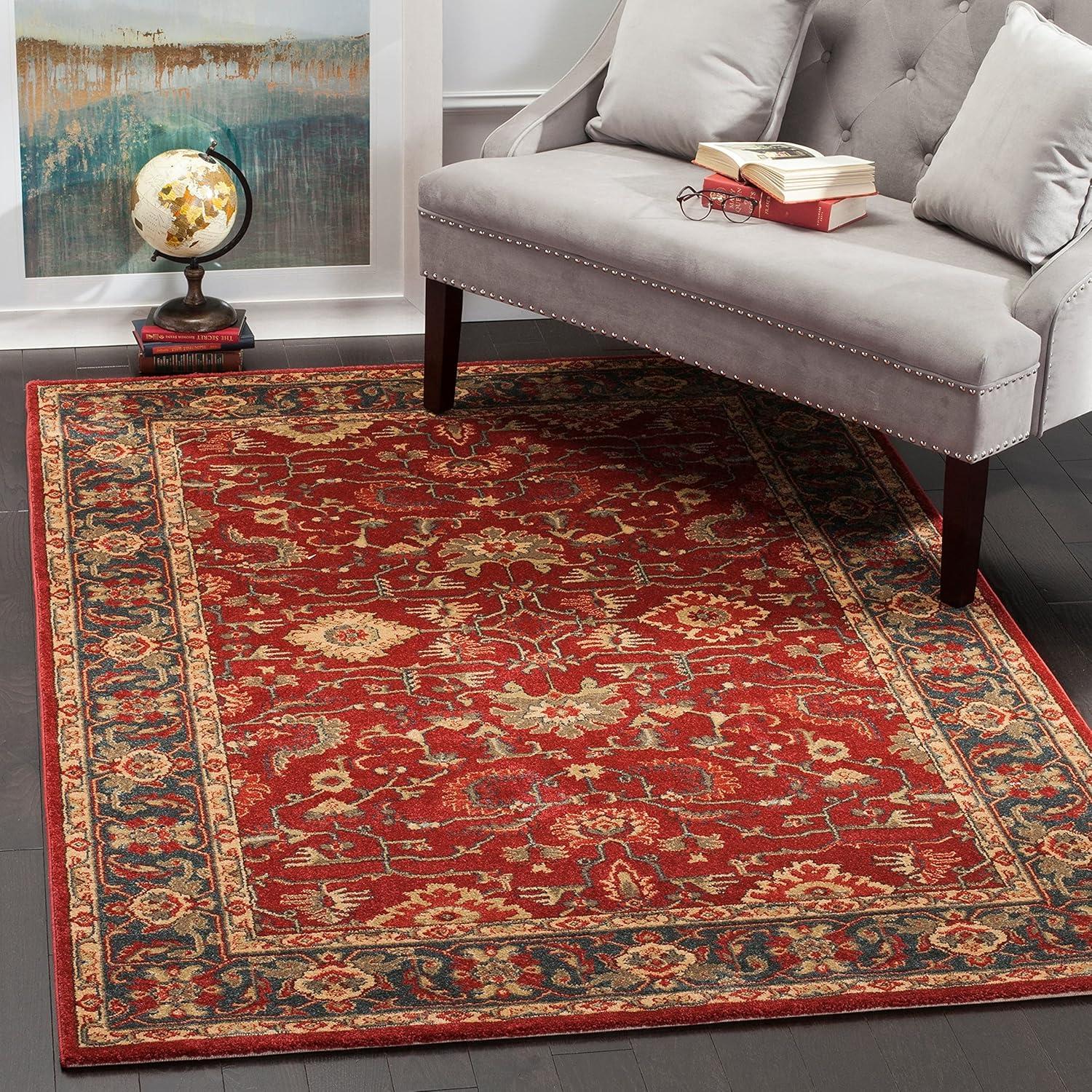 image:imageSAFAVIEH Mahal Collection 9 x 12 Beige Red MAH693B Traditional Oriental NonShedding Living Room Bedroom Dining Home Office Area RugBrownBeige
