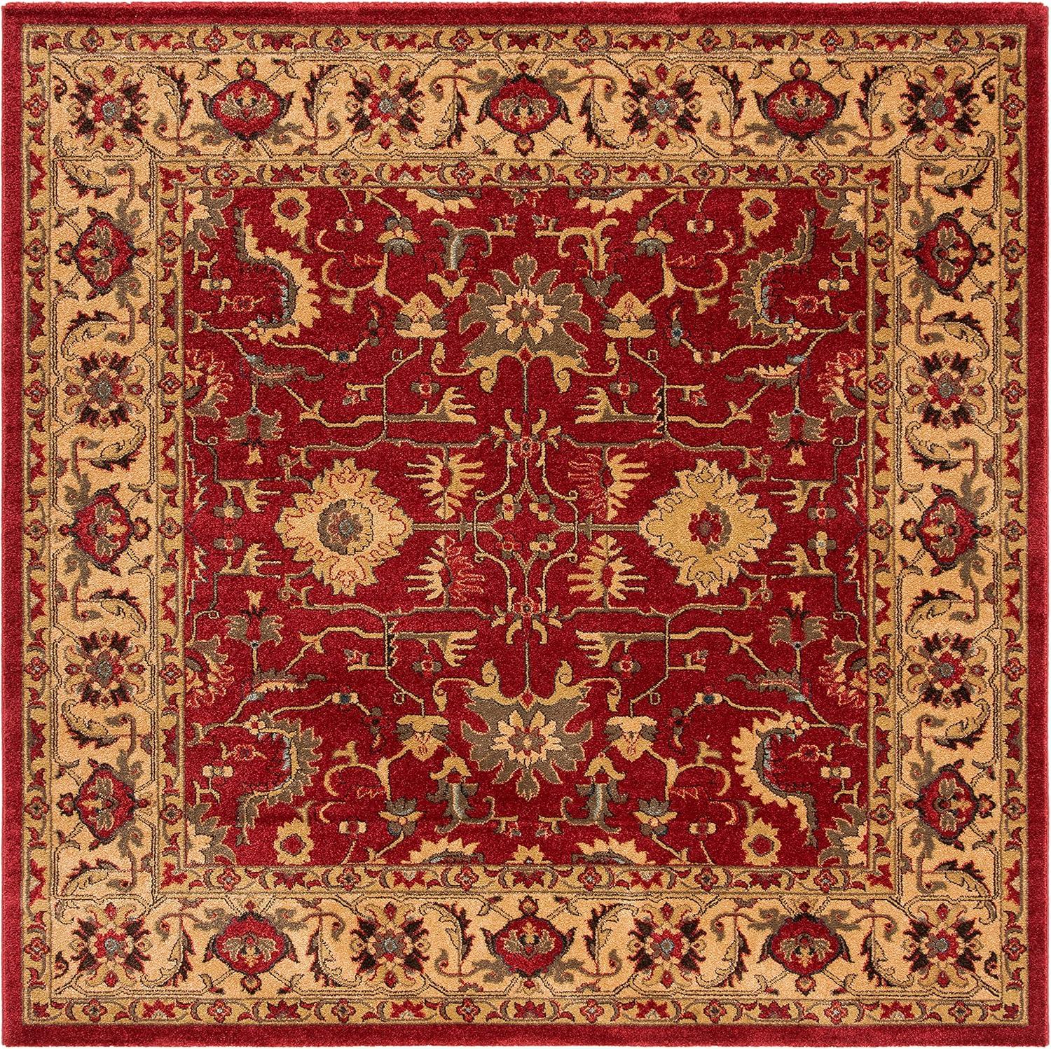 image:imageSAFAVIEH Mahal Collection 9 x 12 Beige Red MAH693B Traditional Oriental NonShedding Living Room Bedroom Dining Home Office Area RugRedBeige