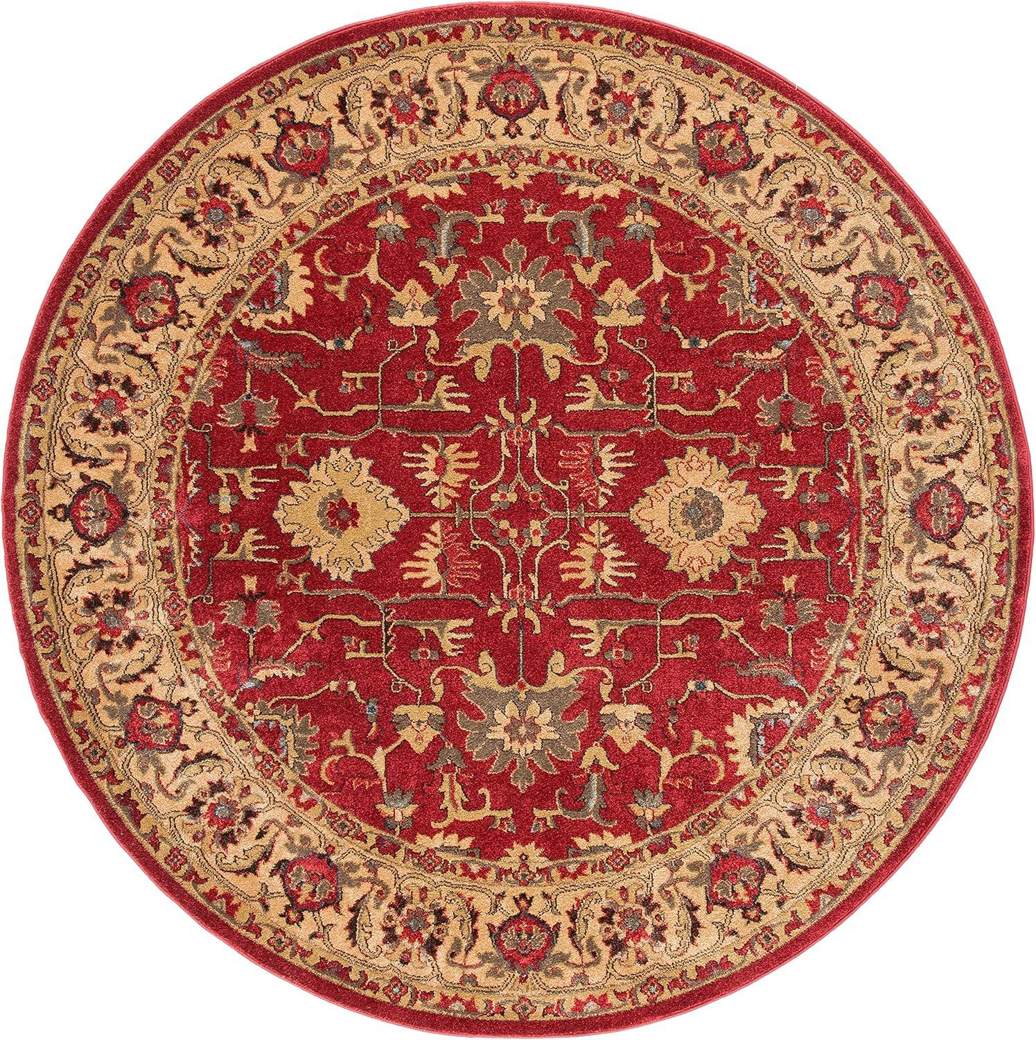 image:imageSAFAVIEH Mahal Collection 9 x 12 Beige Red MAH693B Traditional Oriental NonShedding Living Room Bedroom Dining Home Office Area RugRedBeige