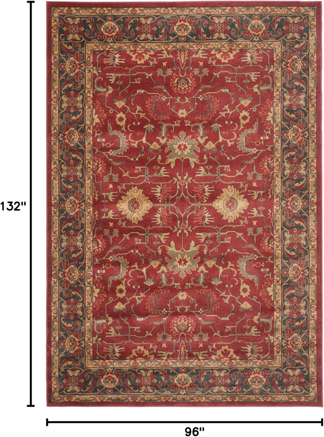 image:imageSAFAVIEH Mahal Collection 9 x 12 Beige Red MAH693B Traditional Oriental NonShedding Living Room Bedroom Dining Home Office Area RugRedNavy