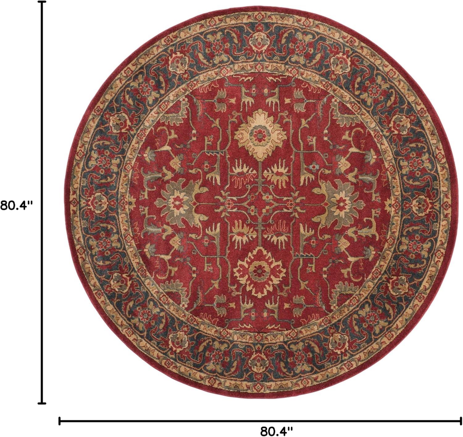 image:imageSAFAVIEH Mahal Collection 9 x 12 Beige Red MAH693B Traditional Oriental NonShedding Living Room Bedroom Dining Home Office Area RugRedNavy