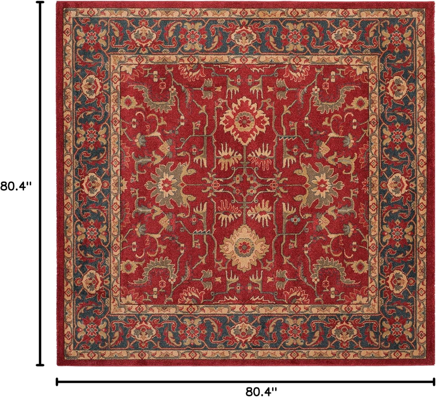 image:imageSAFAVIEH Mahal Collection 9 x 12 Beige Red MAH693B Traditional Oriental NonShedding Living Room Bedroom Dining Home Office Area RugRedNavy