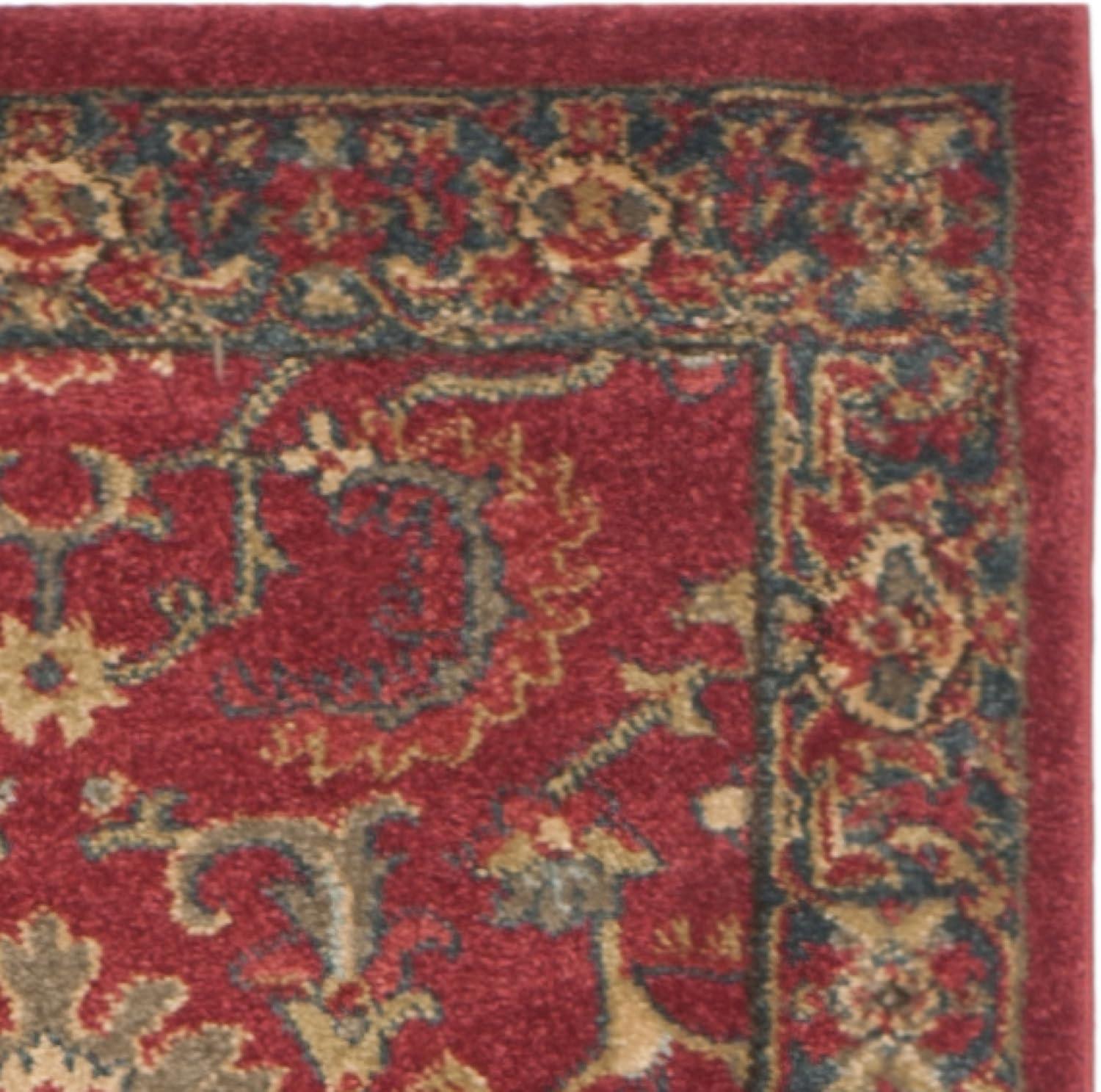 image:imageSAFAVIEH Mahal Collection 9 x 12 Beige Red MAH693B Traditional Oriental NonShedding Living Room Bedroom Dining Home Office Area RugRedNavy