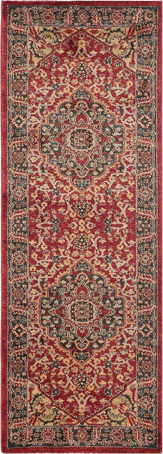 image:imageSAFAVIEH Mahal Collection 9 x 12 Navy Red MAH621C Traditional Oriental NonShedding Living Room Bedroom Dining Home Office Area RugNavyRed