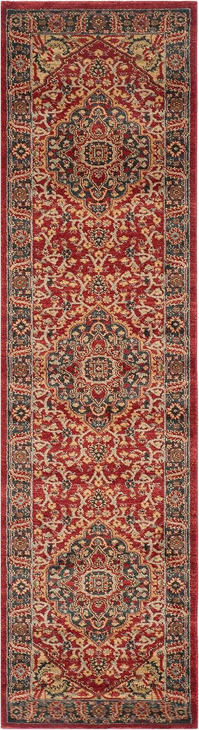 image:imageSAFAVIEH Mahal Collection 9 x 12 Navy Red MAH621C Traditional Oriental NonShedding Living Room Bedroom Dining Home Office Area RugNavyRed