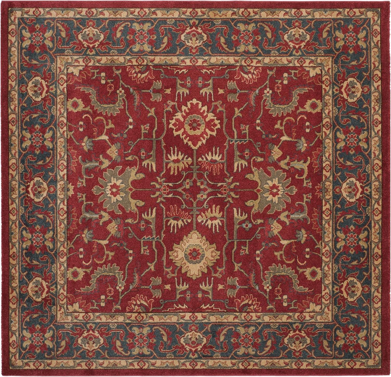 image:imageSAFAVIEH Mahal Collection Area Rug 51 x 77 Red amp Natural Traditional Oriental Design NonShedding amp Easy Care Ideal for High Traffic Areas in Living Room Bedroom MAH697ARedNatural