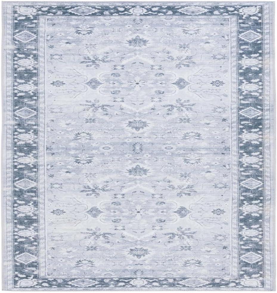 image:imageSAFAVIEH Washable Rug Arizona Collection 8 x 10 Light Grey amp Grey Green Slip Resistant amp Easy to Clean Ideal for Living Room Bedroom Home Office Dining Space ARZ118FLight GreyGrey Green