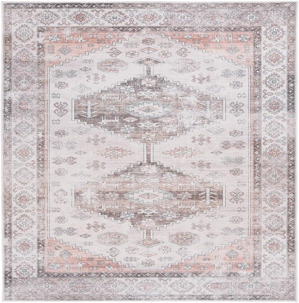image:imageSafavieh Washable Rug Arizona Collection 8 x 10 Beige amp Taupe Slip Resistant amp Easy to Clean Ideal for Living Room Bedroom Home Office Dining Space ARZ132BBeigeTaupe