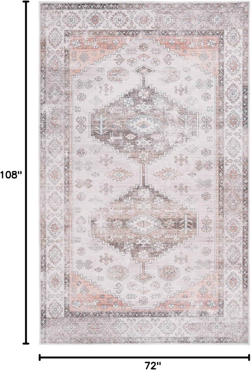 image:imageSafavieh Washable Rug Arizona Collection 8 x 10 Beige amp Taupe Slip Resistant amp Easy to Clean Ideal for Living Room Bedroom Home Office Dining Space ARZ132BBeigeTaupe