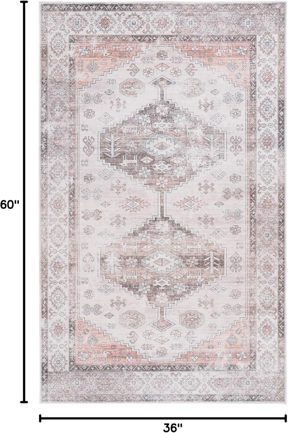 image:imageSafavieh Washable Rug Arizona Collection 8 x 10 Beige amp Taupe Slip Resistant amp Easy to Clean Ideal for Living Room Bedroom Home Office Dining Space ARZ132BBeigeTaupe