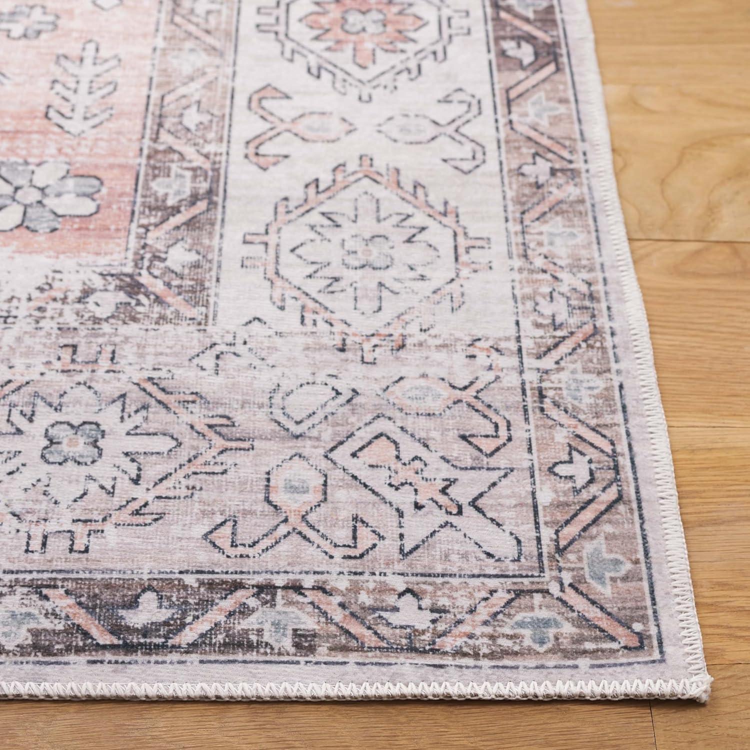 image:imageSafavieh Washable Rug Arizona Collection 8 x 10 Beige amp Taupe Slip Resistant amp Easy to Clean Ideal for Living Room Bedroom Home Office Dining Space ARZ132BBeigeTaupe