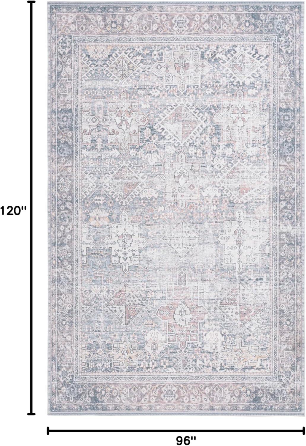 image:imageSafavieh Washable Rug Arizona Collection 8 x 10 Rust amp Sage Slip Resistant amp Easy to Clean Ideal for Living Room Bedroom Home Office Dining Space ARZ199PDark SageIvory