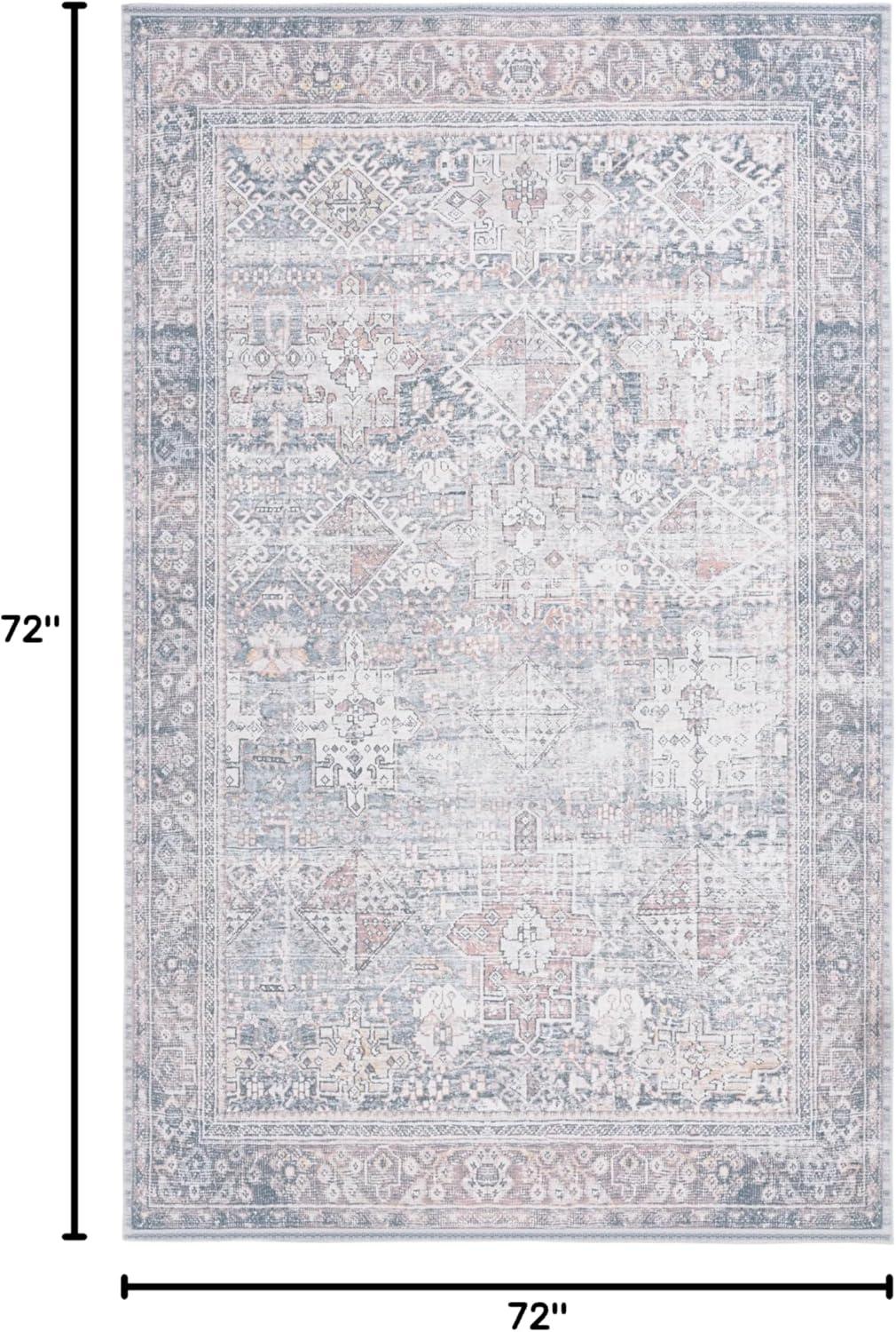 image:imageSafavieh Washable Rug Arizona Collection 8 x 10 Rust amp Sage Slip Resistant amp Easy to Clean Ideal for Living Room Bedroom Home Office Dining Space ARZ199PDark SageIvory