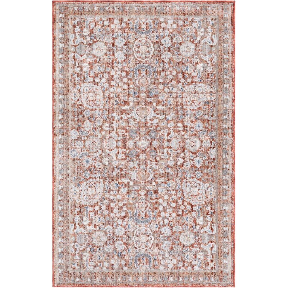 image:imageSAFAVIEH Area Rug 8x10  Harlow Collection  Large  Ivory Blue amp Grey Traditional Design Ideal for Living Room Bedroom Office Dining Space HAR163MRustIvory Grey