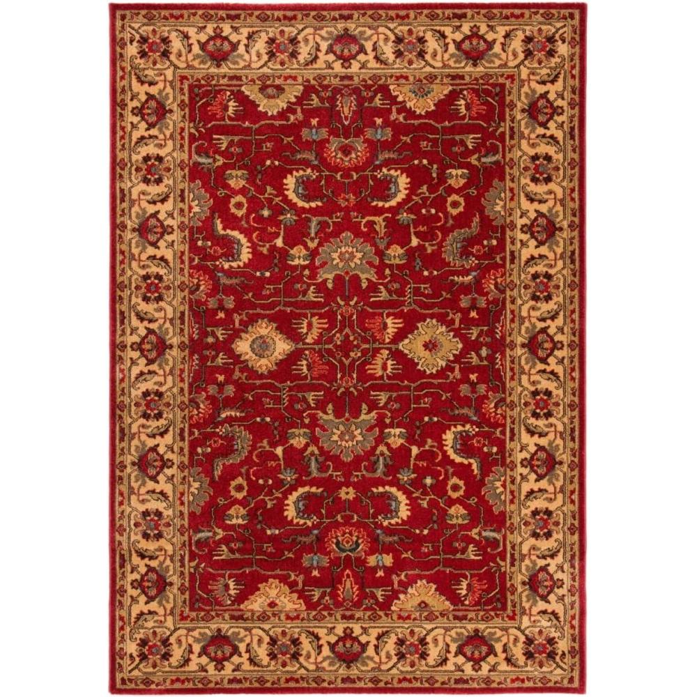 image:imageSAFAVIEH Mahal Collection 9 x 12 Beige Red MAH693B Traditional Oriental NonShedding Living Room Bedroom Dining Home Office Area RugRedBeige