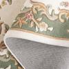 SAFAVIEH 8×10 Area Rug – Aubusson Collection – Large – Peach & Ivory, Handmade Wool, Ideal for Living Room, Bedroom, Dining Space (AUB301S)(Ivory/Green)