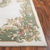 SAFAVIEH 8×10 Area Rug – Aubusson Collection – Large – Peach & Ivory, Handmade Wool, Ideal for Living Room, Bedroom, Dining Space (AUB301S)(Ivory/Green)