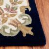 SAFAVIEH 8×10 Area Rug – Aubusson Collection – Large – Peach & Ivory, Handmade Wool, Ideal for Living Room, Bedroom, Dining Space (AUB301S)(Navy/Ivory)