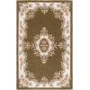 SAFAVIEH 8×10 Area Rug – Aubusson Collection – Large – Peach & Ivory, Handmade Wool, Ideal for Living Room, Bedroom, Dining Space (AUB301S)(Olive/Ivory)