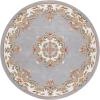 SAFAVIEH 8×10 Area Rug – Aubusson Collection – Large – Peach & Ivory, Handmade Wool, Ideal for Living Room, Bedroom, Dining Space (AUB301S)(Olive/Ivory)