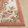 SAFAVIEH 8×10 Area Rug – Aubusson Collection – Large – Peach & Ivory, Handmade Wool, Ideal for Living Room, Bedroom, Dining Space (AUB301S)(Peach/Ivory)