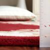 SAFAVIEH 8×10 Area Rug – Aubusson Collection – Large – Peach & Ivory, Handmade Wool, Ideal for Living Room, Bedroom, Dining Space (AUB301S)(Red/Ivory)