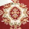 SAFAVIEH 8×10 Area Rug – Aubusson Collection – Large – Peach & Ivory, Handmade Wool, Ideal for Living Room, Bedroom, Dining Space (AUB301S)(Rust/Ivory)