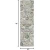 SAFAVIEH Area Rug 8×10 – Anatolia Collection – Large – Beige & Black, Handmade Floral Scroll Design, Ideal for Living Room, Bedroom, Office, Dining Space (AN401B)(Sage/Beige)