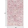 SAFAVIEH Area Rug 8×10 – Anatolia Collection – Large – Beige & Black, Handmade Floral Scroll Design, Ideal for Living Room, Bedroom, Office, Dining Space (AN401B)(Light Pink)