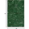 SAFAVIEH Area Rug 8×10 – Anatolia Collection – Large – Beige & Black, Handmade Floral Scroll Design, Ideal for Living Room, Bedroom, Office, Dining Space (AN401B)(Dark Green)