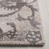 SAFAVIEH Area Rug 8×10 – Anatolia Collection – Large – Beige & Black, Handmade Floral Scroll Design, Ideal for Living Room, Bedroom, Office, Dining Space (AN401B)(Ivory/Brown)