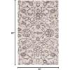 SAFAVIEH Area Rug 8×10 – Anatolia Collection – Large – Beige & Black, Handmade Floral Scroll Design, Ideal for Living Room, Bedroom, Office, Dining Space (AN401B)(Ivory/Brown)