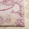 SAFAVIEH Area Rug 8×10 – Anatolia Collection – Large – Beige & Black, Handmade Floral Scroll Design, Ideal for Living Room, Bedroom, Office, Dining Space (AN401B)(Light Pink)