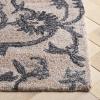 SAFAVIEH Area Rug 8×10 – Anatolia Collection – Large – Beige & Black, Handmade Floral Scroll Design, Ideal for Living Room, Bedroom, Office, Dining Space (AN401B)(Beige/Black)