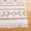 SAFAVIEH Area Rug 8×10 – Augustine Collection – Large – Green & Ivory, Cotton Moroccan Boho Tribal Fringe Design, Easy Cleaning, Ideal for Living Room, Bedroom, Office, Dining Space (AGT849Y)(Beige/Ivory)