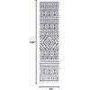 SAFAVIEH Area Rug 8×10 – Augustine Collection – Large – Green & Ivory, Cotton Moroccan Boho Tribal Fringe Design, Easy Cleaning, Ideal for Living Room, Bedroom, Office, Dining Space (AGT849Y)(Grey/Ivory)