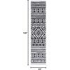 SAFAVIEH Area Rug 8×10 – Augustine Collection – Large – Green & Ivory, Cotton Moroccan Boho Tribal Fringe Design, Easy Cleaning, Ideal for Living Room, Bedroom, Office, Dining Space (AGT849Y)(Black/Ivory)