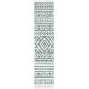 SAFAVIEH Area Rug 8×10 – Augustine Collection – Large – Green & Ivory, Cotton Moroccan Boho Tribal Fringe Design, Easy Cleaning, Ideal for Living Room, Bedroom, Office, Dining Space (AGT849Y)(Green/Ivory)