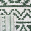 SAFAVIEH Area Rug 8×10 – Augustine Collection – Large – Green & Ivory, Cotton Moroccan Boho Tribal Fringe Design, Easy Cleaning, Ideal for Living Room, Bedroom, Office, Dining Space (AGT849Y)(Green/Ivory)