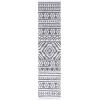 SAFAVIEH Area Rug 8×10 – Augustine Collection – Large – Green & Ivory, Cotton Moroccan Boho Tribal Fringe Design, Easy Cleaning, Ideal for Living Room, Bedroom, Office, Dining Space (AGT849Y)(Grey/Ivory)