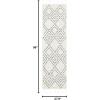 SAFAVIEH Area Rug 8×10 – Casablanca Collection – Large – Ivory & Black, Handmade Wool, Moroccan Boho Braided Tassel, Ideal for Living Room, Bedroom, Dining Space (CSB676Z)(Ivory/Green)